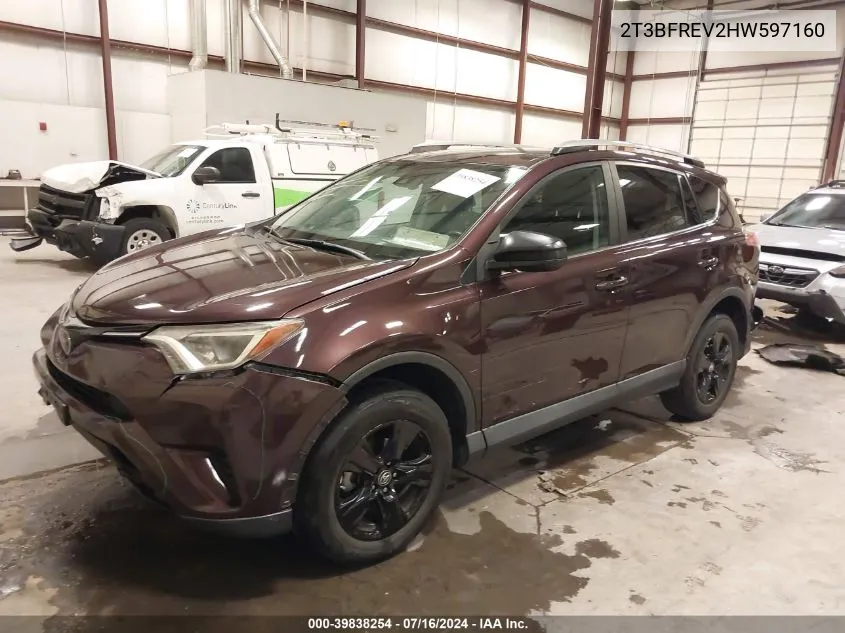 2T3BFREV2HW597160 2017 Toyota Rav4 Le