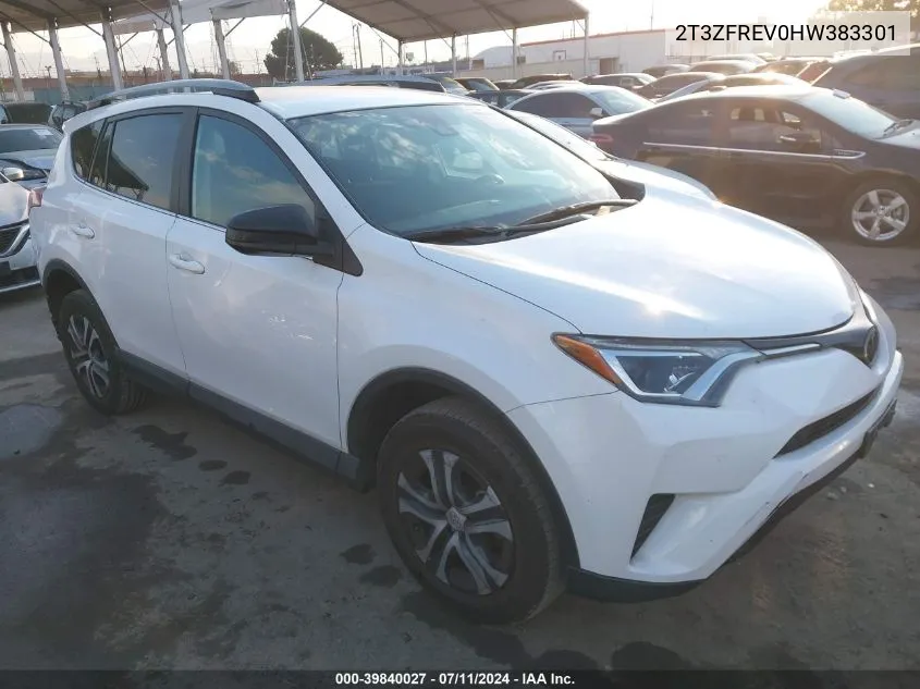 2T3ZFREV0HW383301 2017 Toyota Rav4 Le