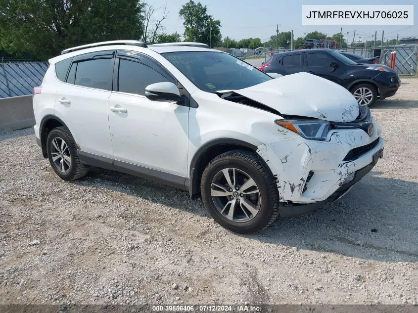 2017 Toyota Rav4 Xle VIN: JTMRFREVXHJ706025 Lot: 39856406