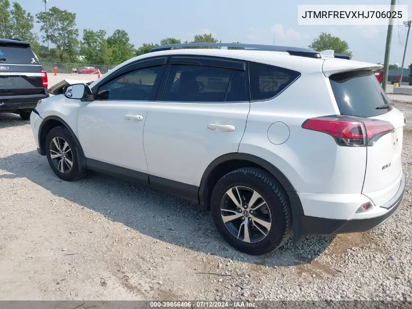 2017 Toyota Rav4 Xle VIN: JTMRFREVXHJ706025 Lot: 39856406