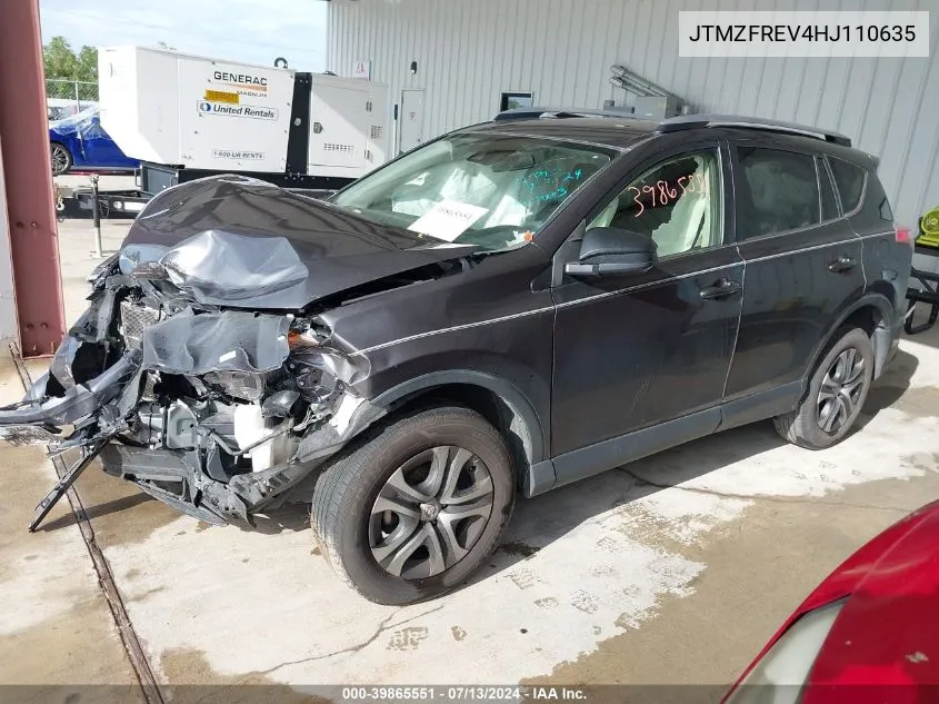 JTMZFREV4HJ110635 2017 Toyota Rav4 Le