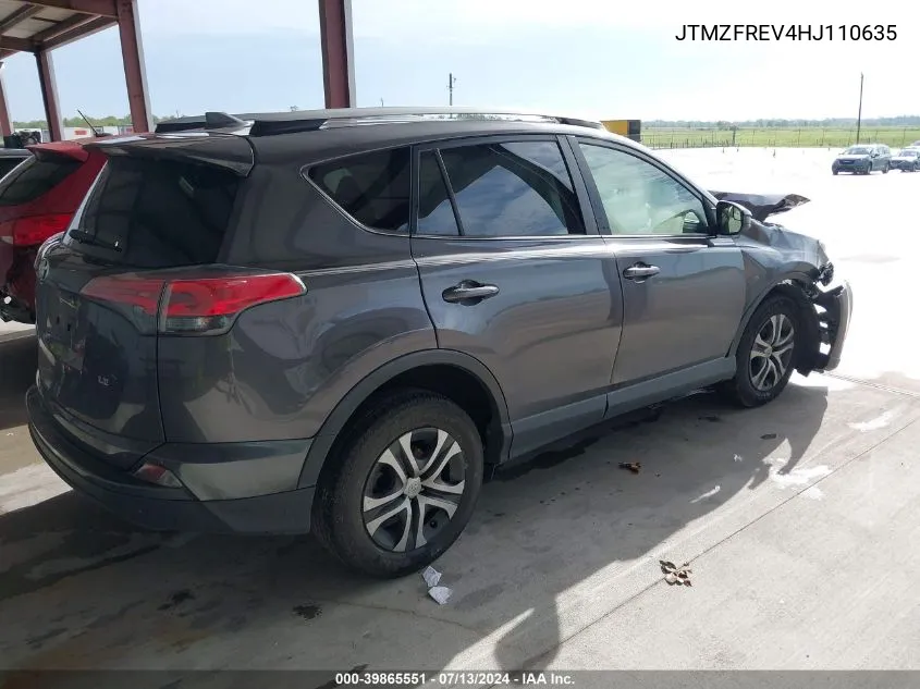 JTMZFREV4HJ110635 2017 Toyota Rav4 Le