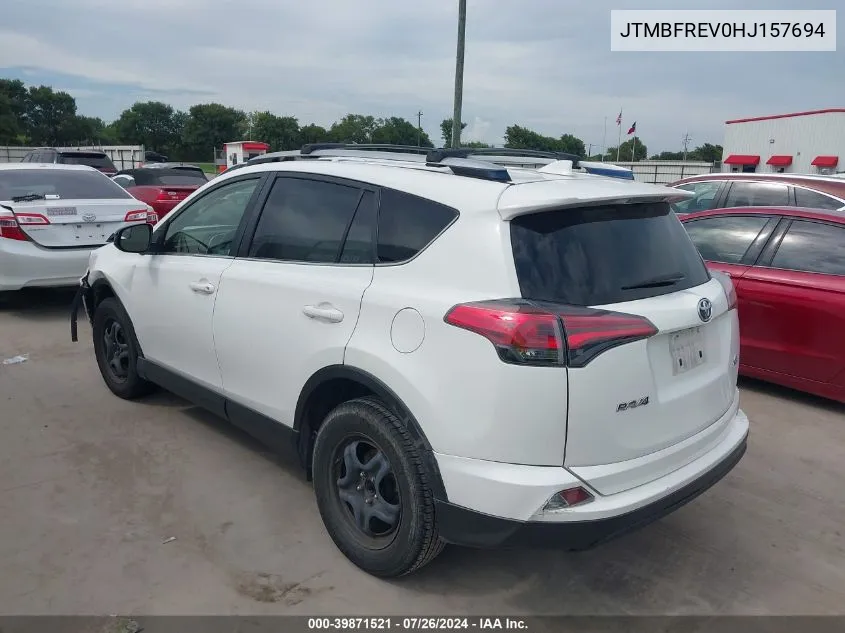 JTMBFREV0HJ157694 2017 Toyota Rav4 Le