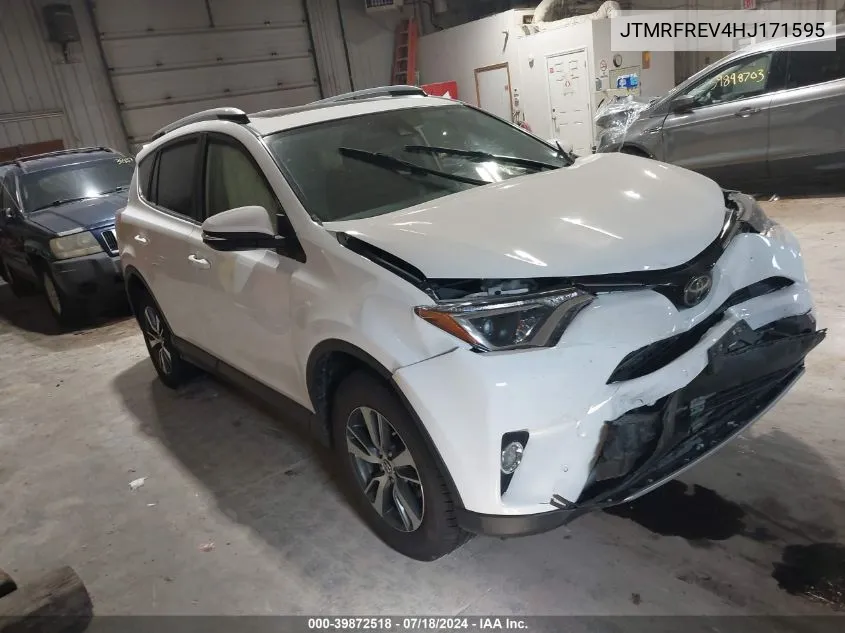 2017 Toyota Rav4 Xle VIN: JTMRFREV4HJ171595 Lot: 39872518