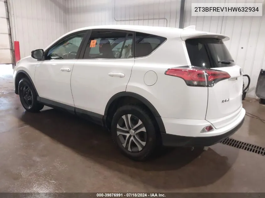 2T3BFREV1HW632934 2017 Toyota Rav4 Le