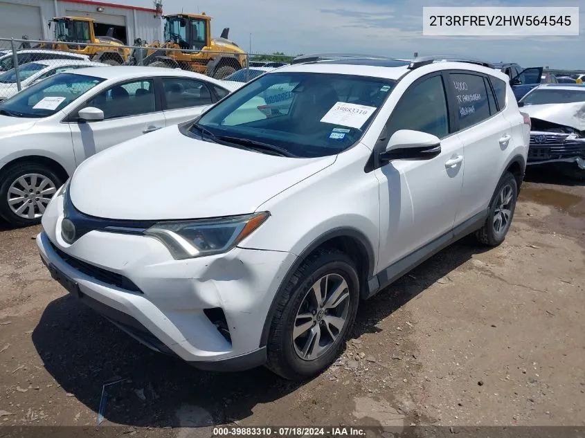 2T3RFREV2HW564545 2017 Toyota Rav4 Xle