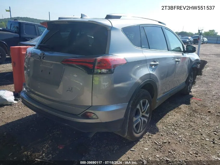 2T3BFREV2HW551537 2017 Toyota Rav4 Le