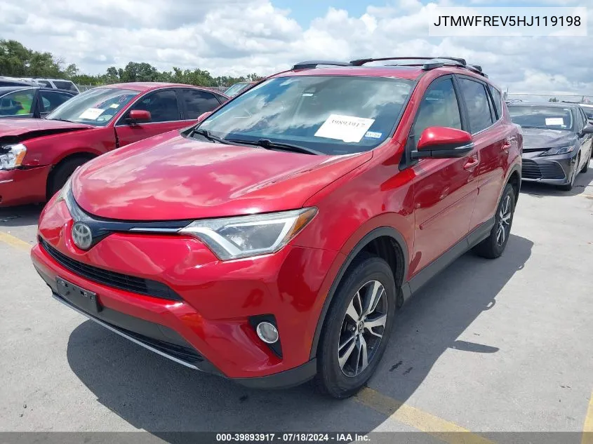 JTMWFREV5HJ119198 2017 Toyota Rav4 Xle