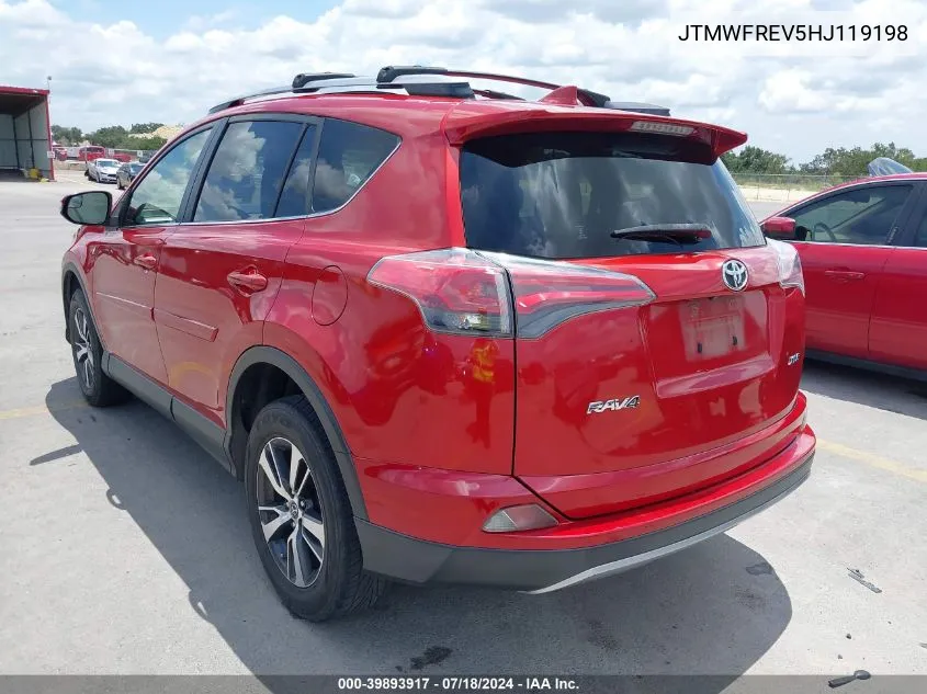 JTMWFREV5HJ119198 2017 Toyota Rav4 Xle