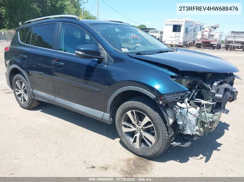 2017 Toyota Rav4 Xle VIN: 2T3RFREV4HW688476 Lot: 39896005