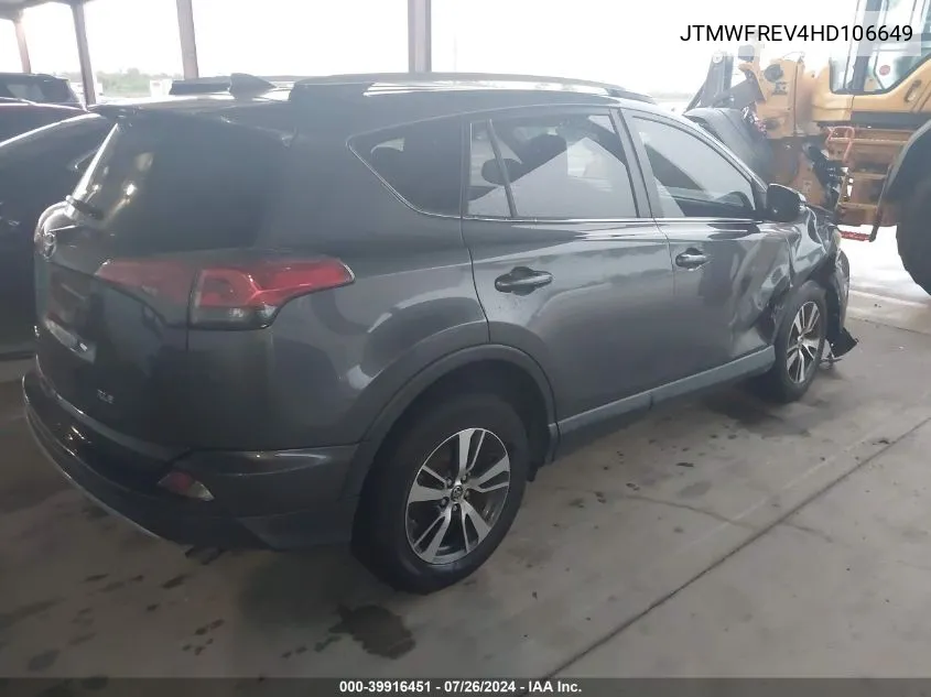 JTMWFREV4HD106649 2017 Toyota Rav4 Xle