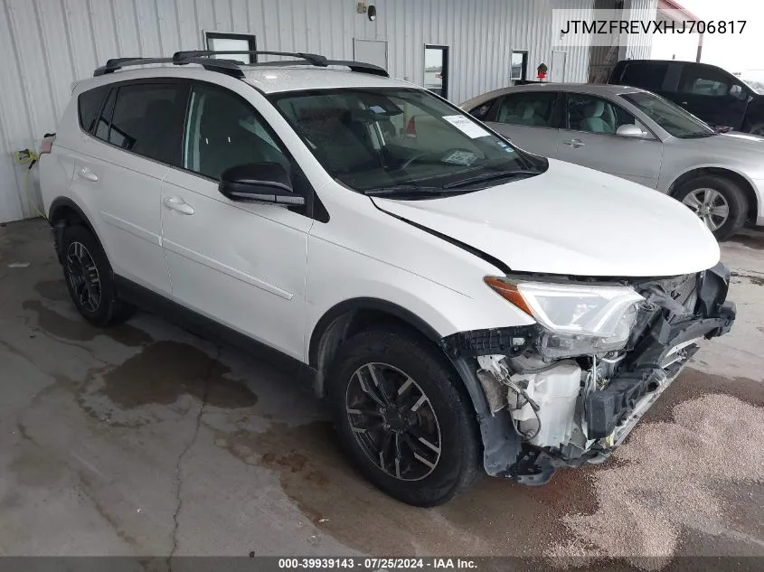 2017 Toyota Rav4 Le VIN: JTMZFREVXHJ706817 Lot: 39939143