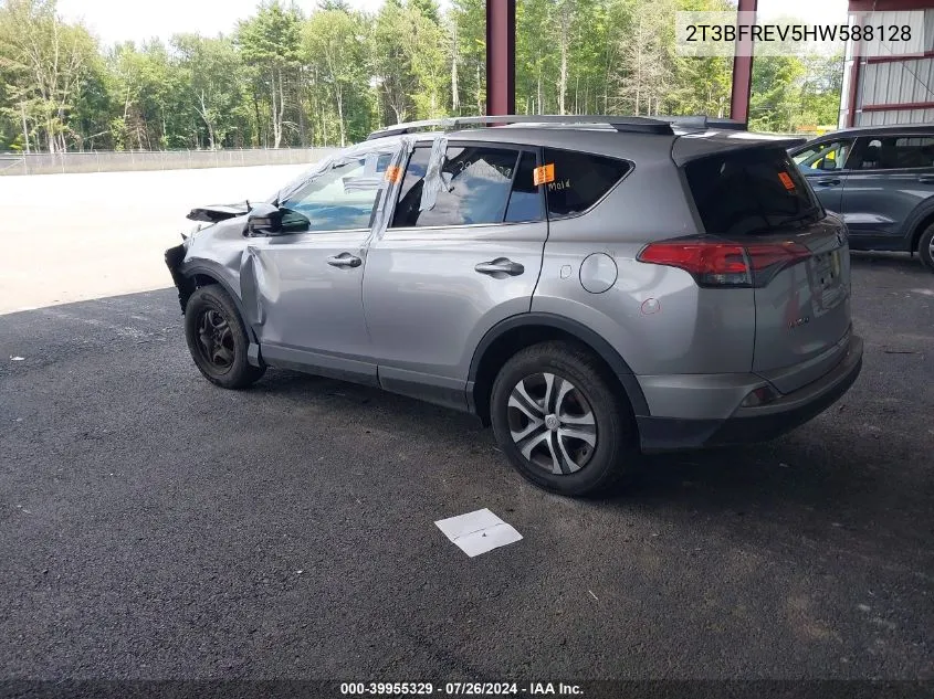 2017 Toyota Rav4 Le VIN: 2T3BFREV5HW588128 Lot: 39955329