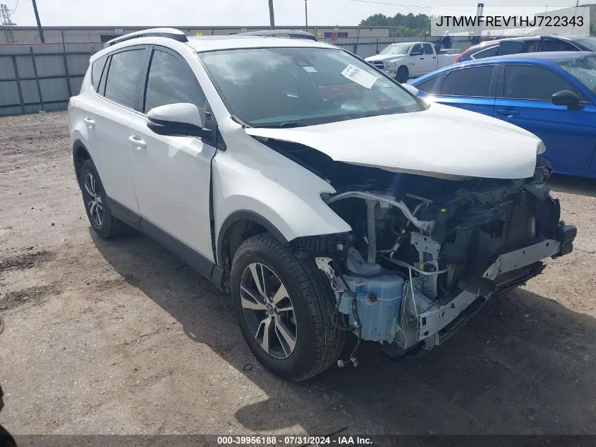 JTMWFREV1HJ722343 2017 Toyota Rav4 Xle