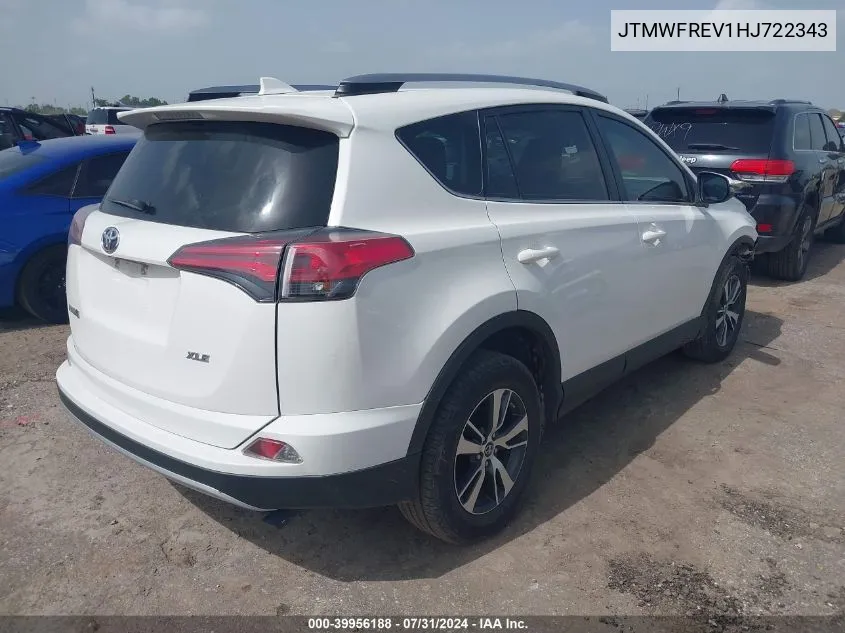 JTMWFREV1HJ722343 2017 Toyota Rav4 Xle