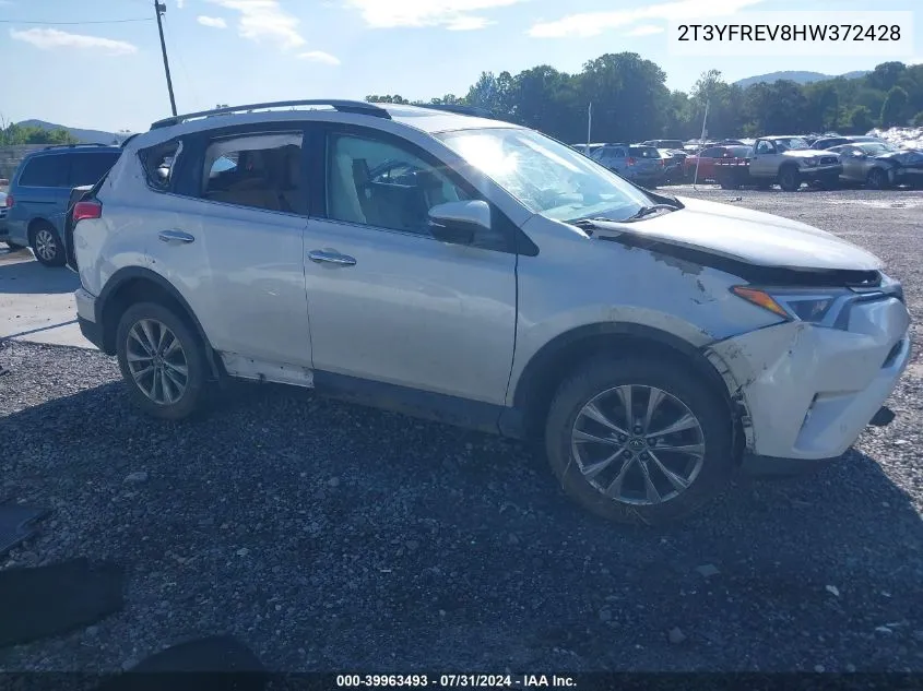 2T3YFREV8HW372428 2017 Toyota Rav4 Limited