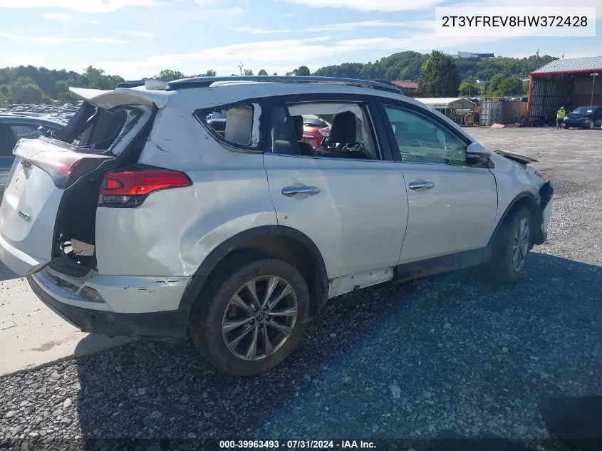 2T3YFREV8HW372428 2017 Toyota Rav4 Limited