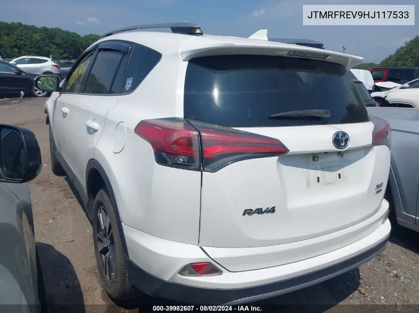 JTMRFREV9HJ117533 2017 Toyota Rav4 Xle