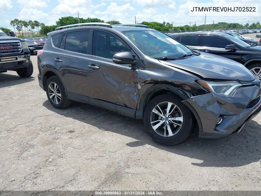 JTMWFREV0HJ702522 2017 Toyota Rav4 Xle