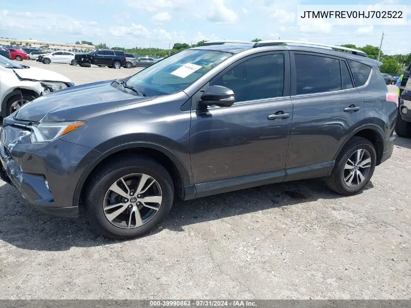 JTMWFREV0HJ702522 2017 Toyota Rav4 Xle