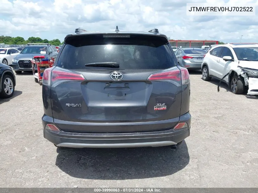 2017 Toyota Rav4 Xle VIN: JTMWFREV0HJ702522 Lot: 39990863