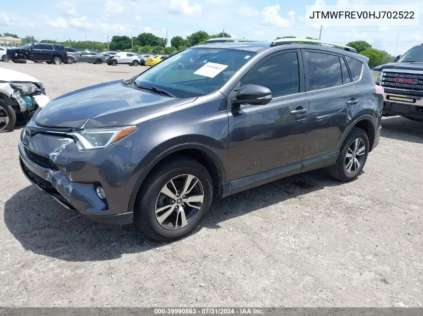 JTMWFREV0HJ702522 2017 Toyota Rav4 Xle