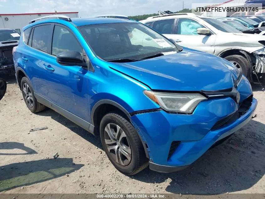 2017 Toyota Rav4 Le VIN: JTMZFREV8HJ701745 Lot: 40002209