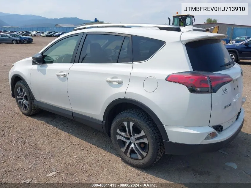 JTMBFREV0HJ713910 2017 Toyota Rav4 Le