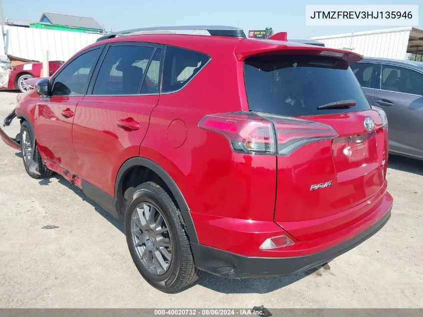 2017 Toyota Rav4 Le VIN: JTMZFREV3HJ135946 Lot: 40020732