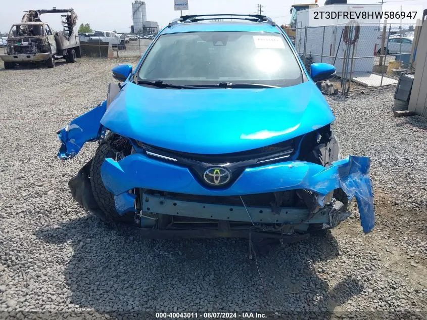 2T3DFREV8HW586947 2017 Toyota Rav4 Limited