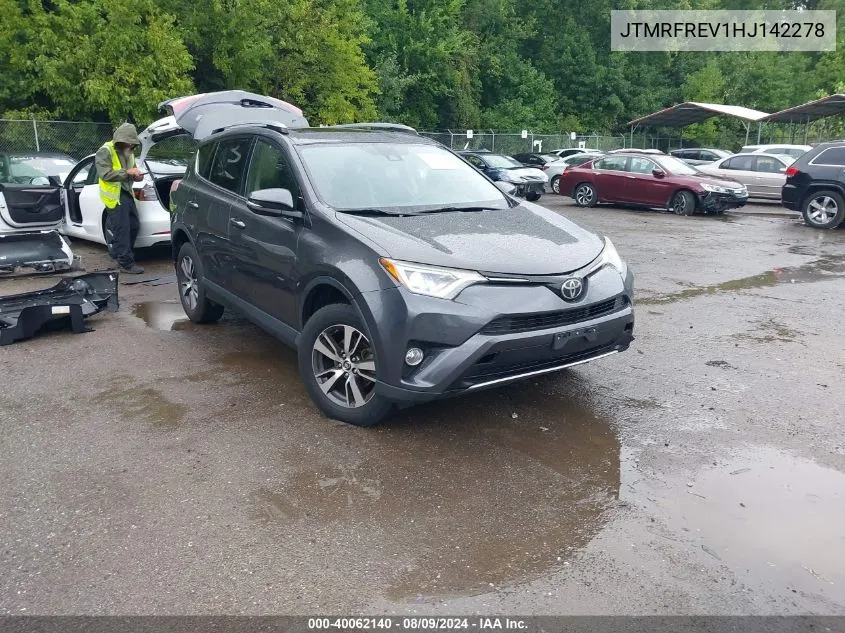 JTMRFREV1HJ142278 2017 Toyota Rav4 Xle