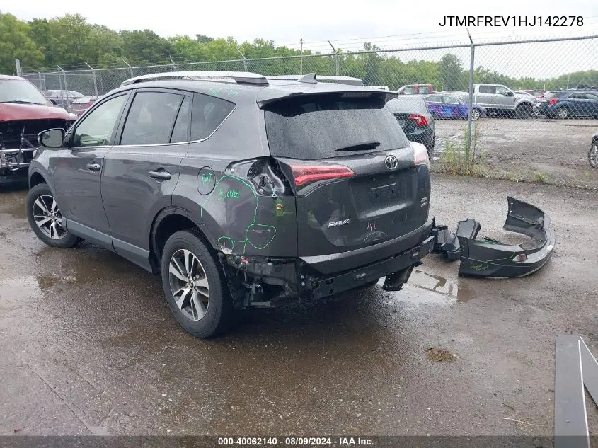 JTMRFREV1HJ142278 2017 Toyota Rav4 Xle