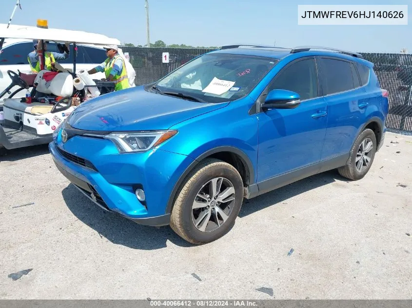 2017 Toyota Rav4 Xle VIN: JTMWFREV6HJ140626 Lot: 40066412