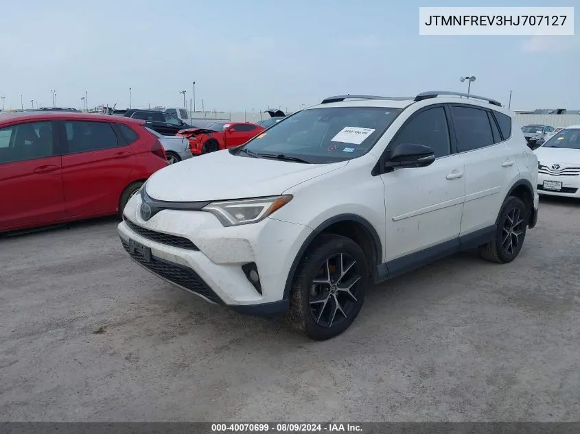 2017 Toyota Rav4 Se VIN: JTMNFREV3HJ707127 Lot: 40070699