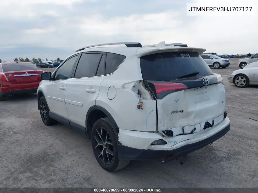 2017 Toyota Rav4 Se VIN: JTMNFREV3HJ707127 Lot: 40070699