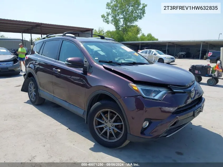 2T3RFREV1HW632835 2017 Toyota Rav4 Xle