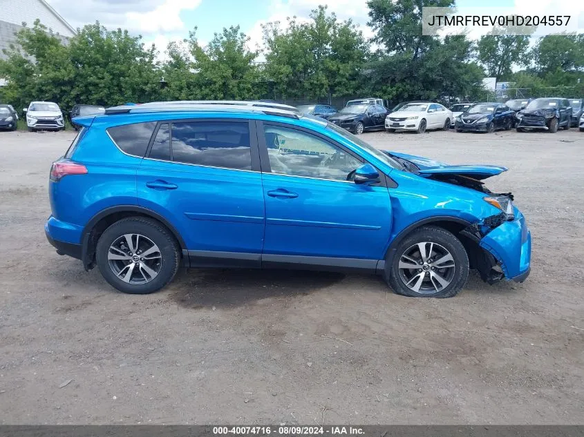 JTMRFREV0HD204557 2017 Toyota Rav4 Xle