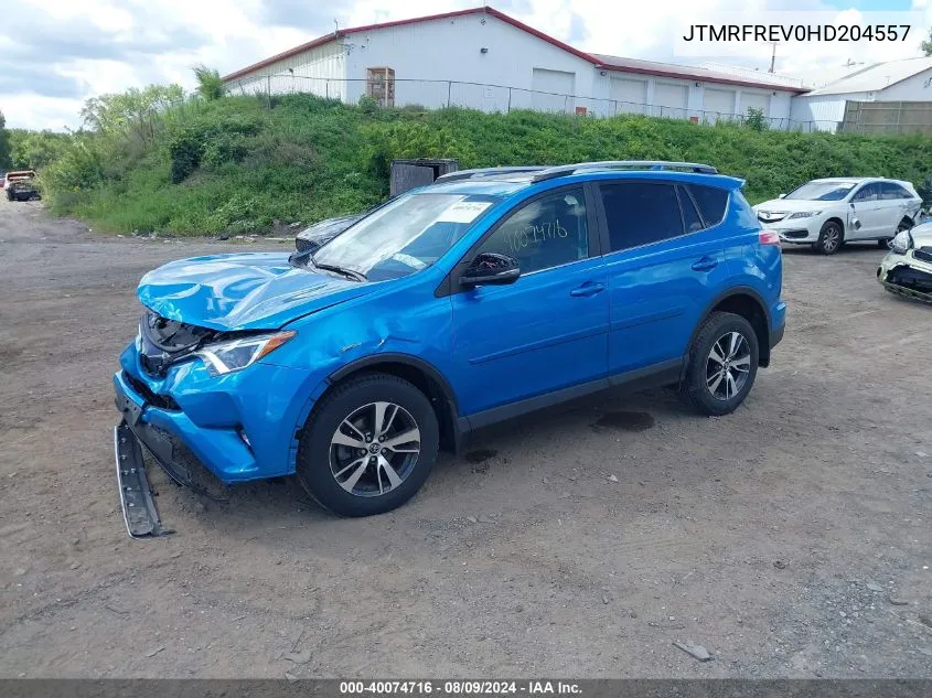 JTMRFREV0HD204557 2017 Toyota Rav4 Xle