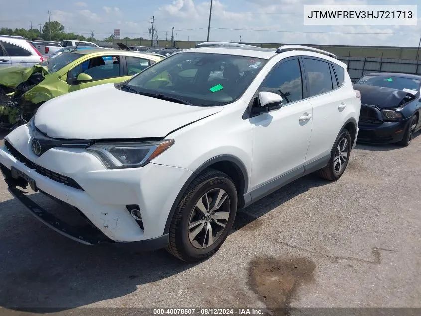 JTMWFREV3HJ721713 2017 Toyota Rav4 Xle