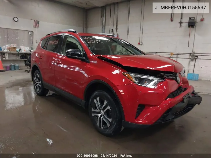 JTMBFREV0HJ155637 2017 Toyota Rav4 Le