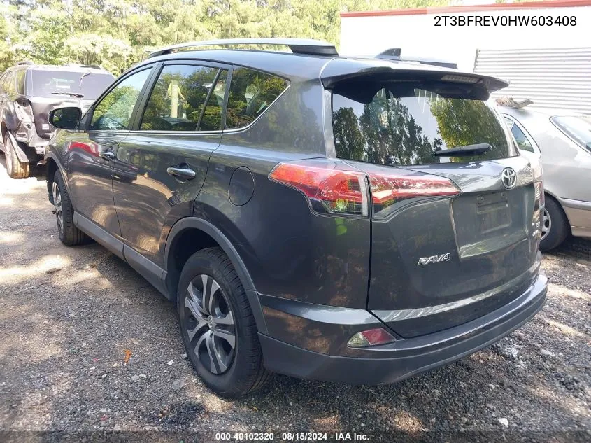 2T3BFREV0HW603408 2017 Toyota Rav4 Le