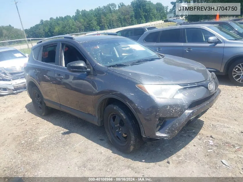 2017 Toyota Rav4 Le VIN: JTMBFREV3HJ704750 Lot: 40108966