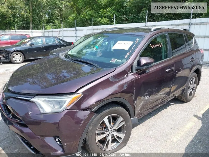 2017 Toyota Rav4 Xle VIN: 2T3RFREV5HW653056 Lot: 40111158