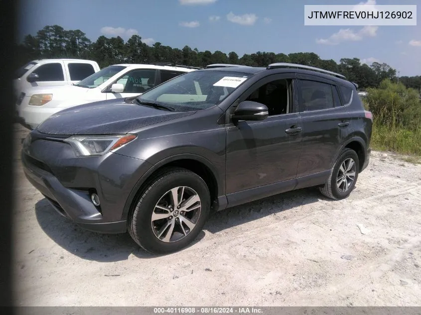 JTMWFREV0HJ126902 2017 Toyota Rav4 Xle