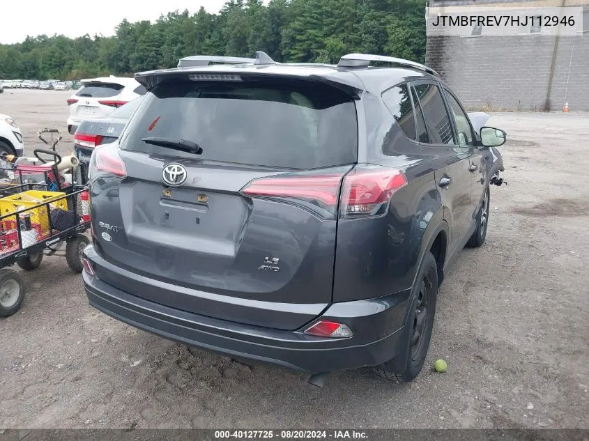 JTMBFREV7HJ112946 2017 Toyota Rav4 Le