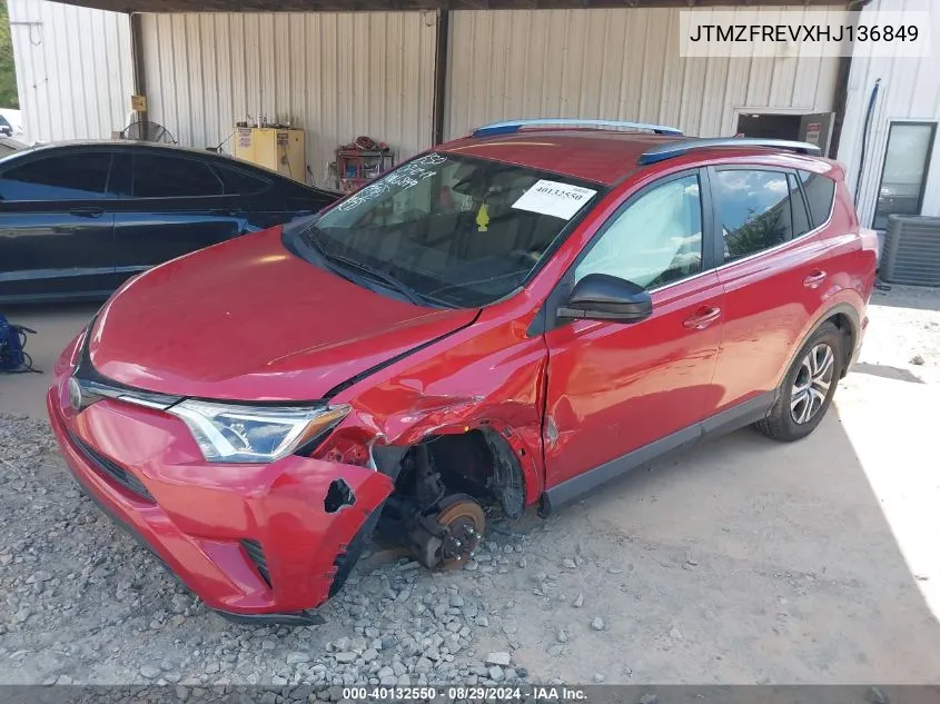 JTMZFREVXHJ136849 2017 Toyota Rav4 Le