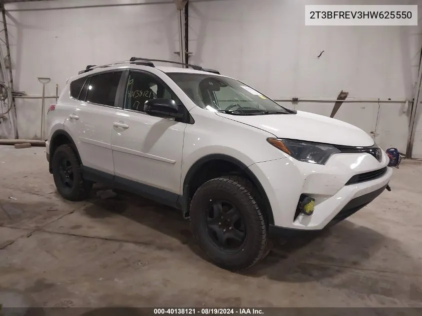 2T3BFREV3HW625550 2017 Toyota Rav4 Le