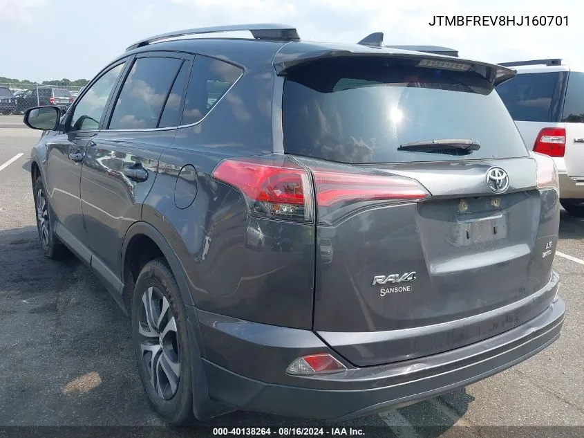 JTMBFREV8HJ160701 2017 Toyota Rav4 Le