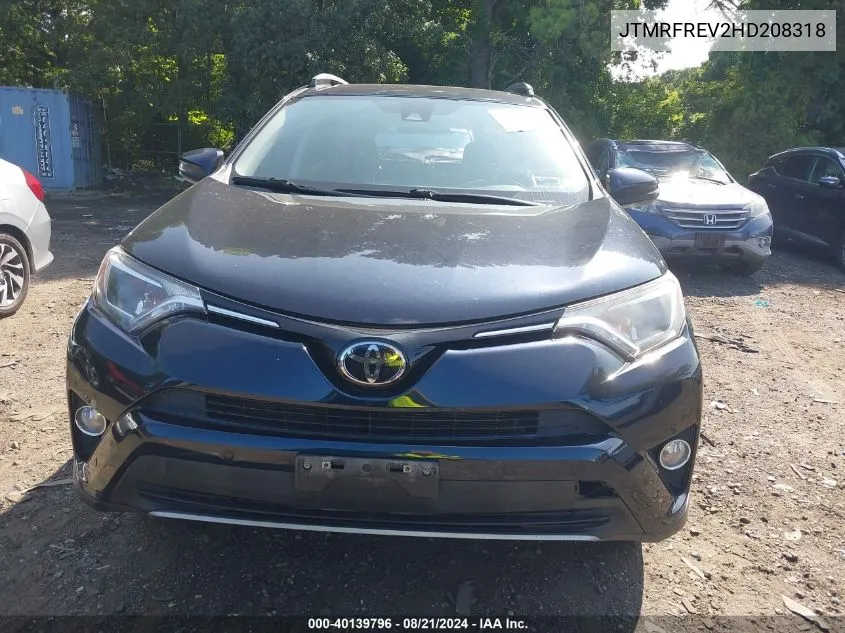 JTMRFREV2HD208318 2017 Toyota Rav4 Xle