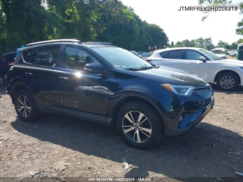 JTMRFREV2HD208318 2017 Toyota Rav4 Xle